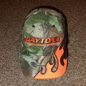 Daytona International Speedway Camo Hat Baseball Cap Adjustable NASCAR